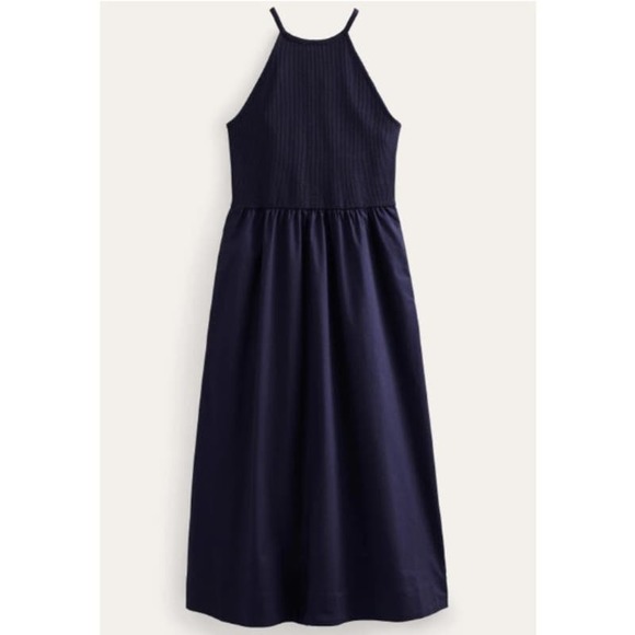 Boden Navy Midi Dress - Picture 4 of 7
